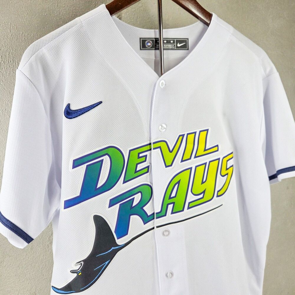 Nike MLB Tampa Bay Devil Rays Wander Franco Stitched Jersey Sz M
